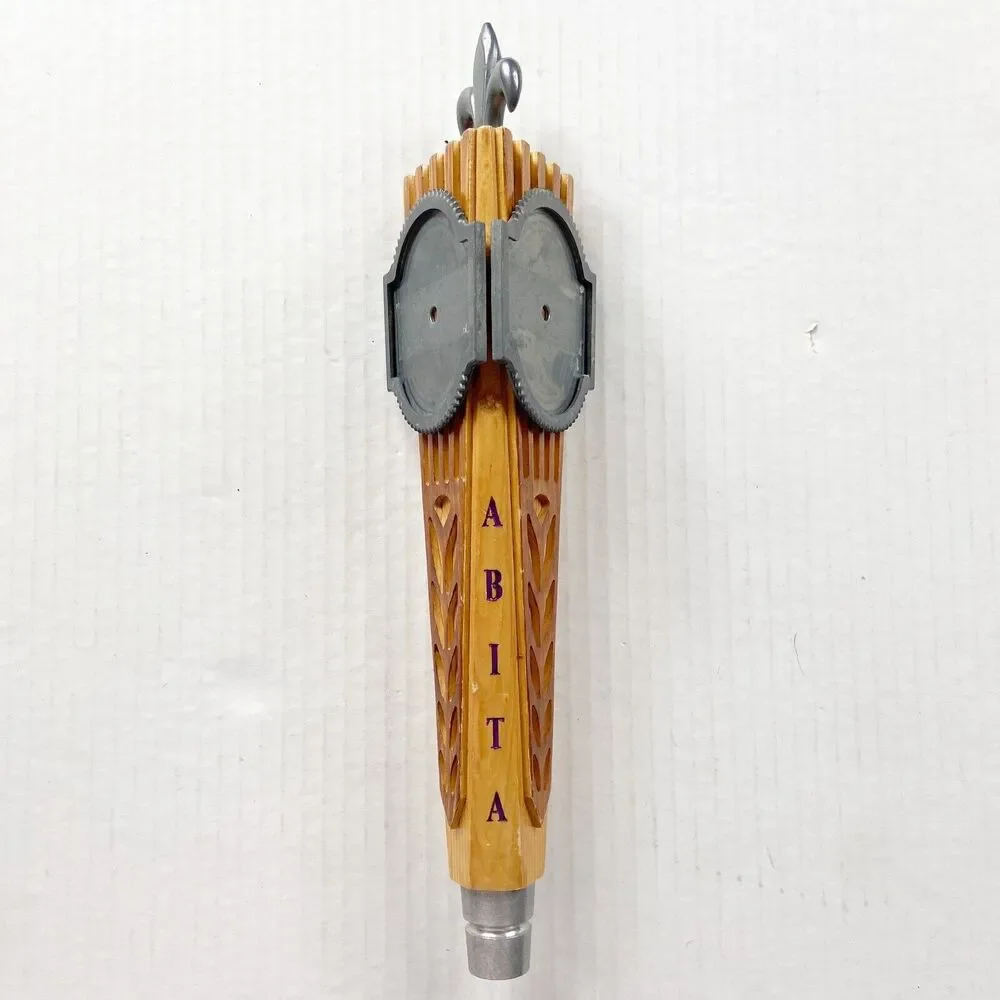 Beer Tap Handle Abita Brewing Company Wood Keg‎ Pull Louisiana Home Bar Gift